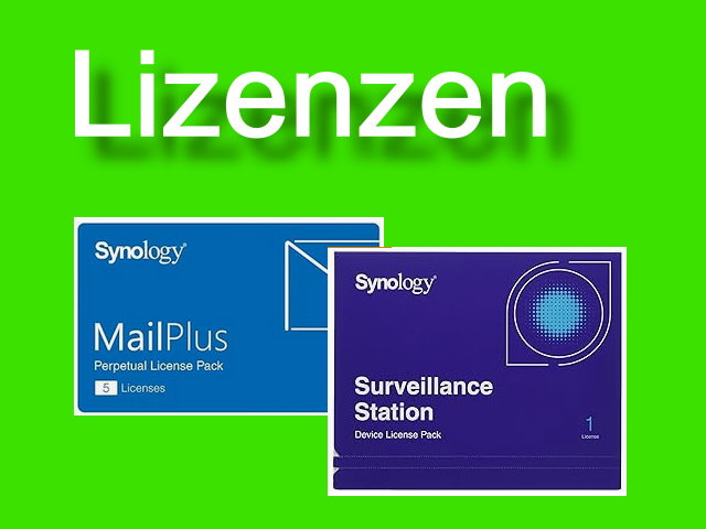 Synology Lizenzen