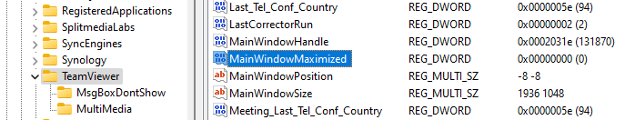 TeamViewer-Regestry-Pfad