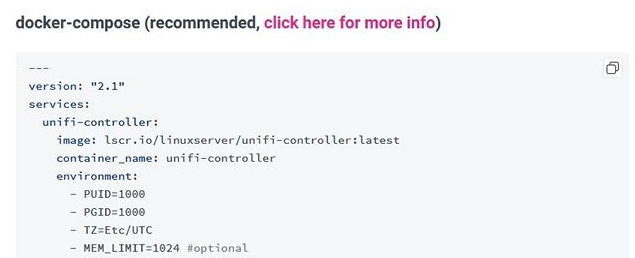 docker-compose file