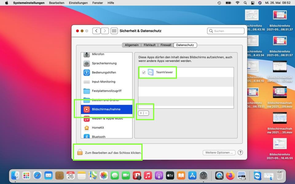 mac OS Bedienungshilfen