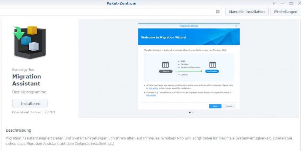 migrationsassistent-synology