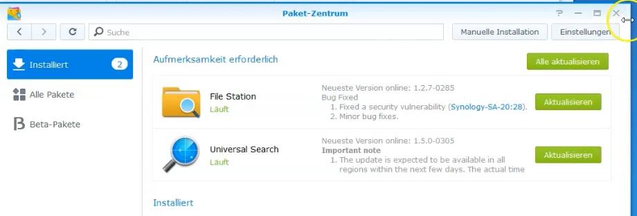paket-aktualisieren