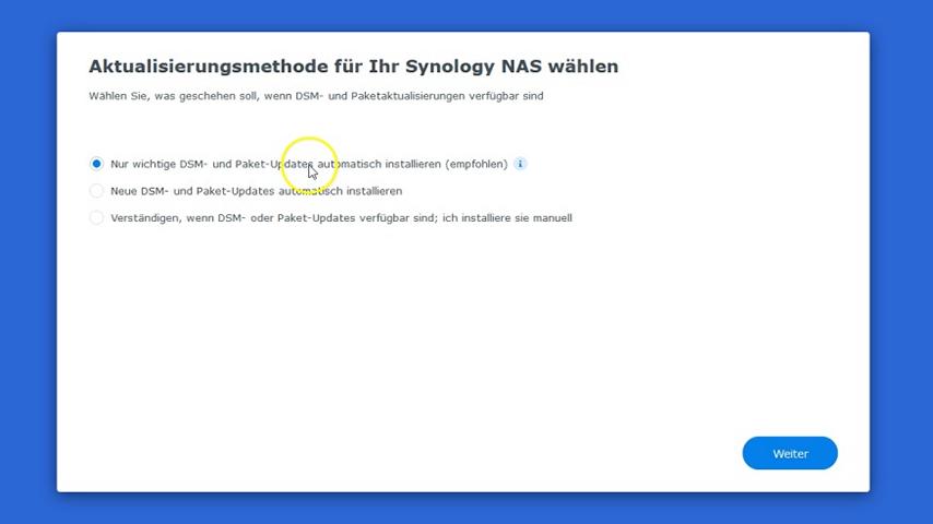 paketaktualisierung DSM7