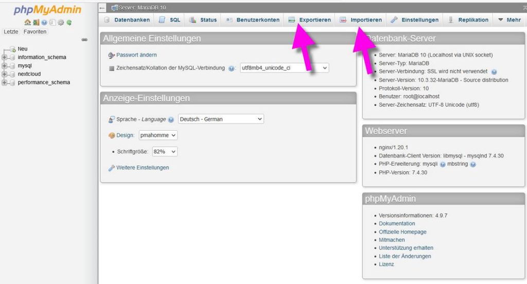 phpMyAdmin