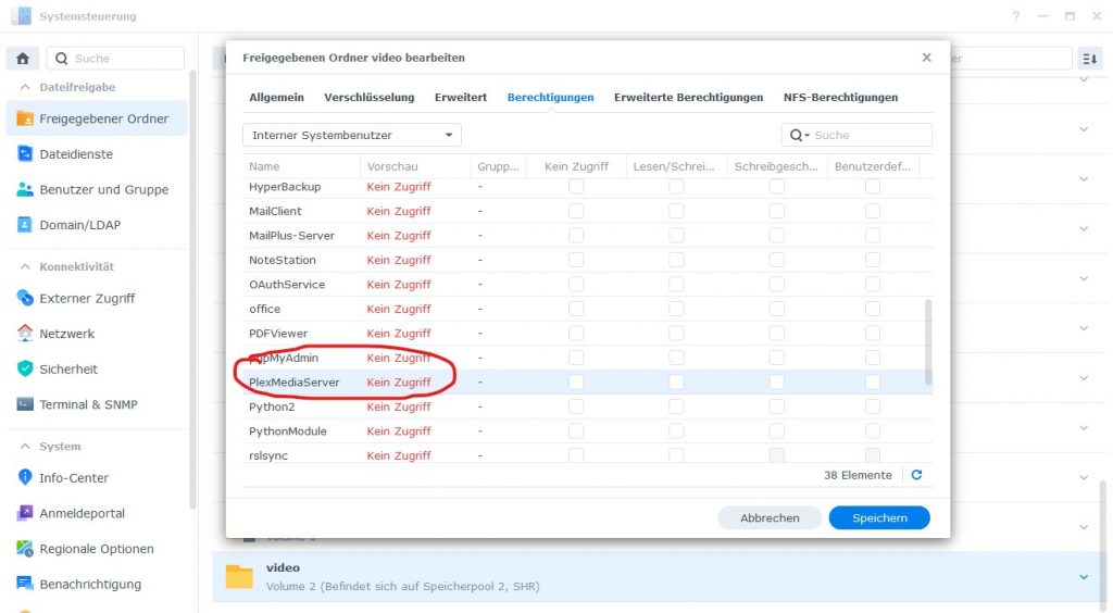 Plex MediaServer kein Zugriff