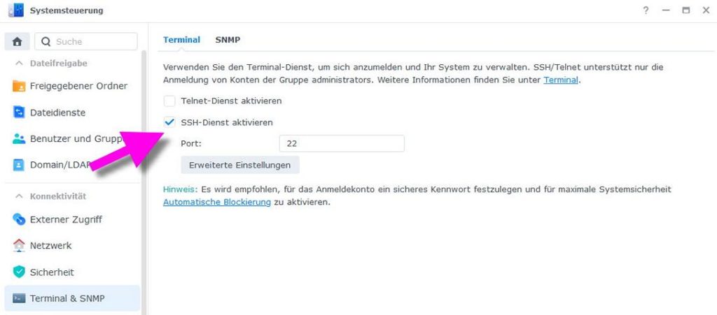 portainer-update-ssh