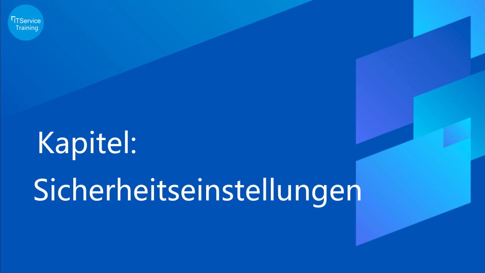 Power-Workshop Vorschau - Sicherheitseinstellungen