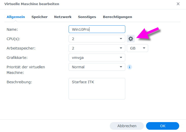 CPU Kompatibilitäts-Einstellung