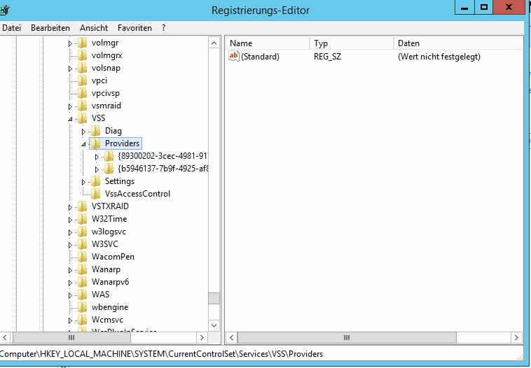 vss-provider-aus-regestry-entfernen